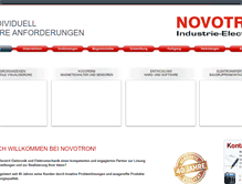 Tablet Screenshot of novotron.de